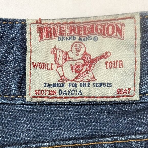 True Religion Denim Jean Pentecostal Skirt Long Size 29 Blue Color - Picture 10 of 10